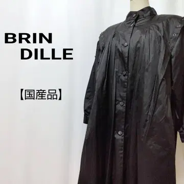 BRIN DILLE 일본 제품 어깨 패드 포함 스탠드 카라 코트