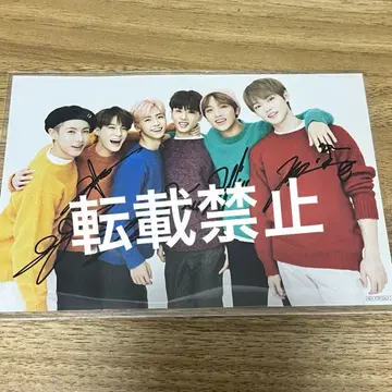 nct dream 친필 사인 엽서