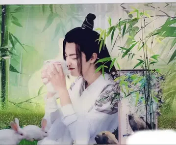 진청령  웨이무셴 샤오장  아크릴 모래 스탠드 2개