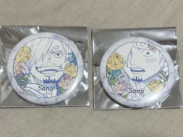 원피스 상디의 여기이 올 블루다 하트 캔뱃지 상디 A B
