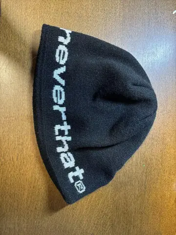 neverthat 니트 모자 블랙