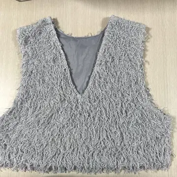 AZUL by MOUSSY 프린지 니트 베스트 FREE