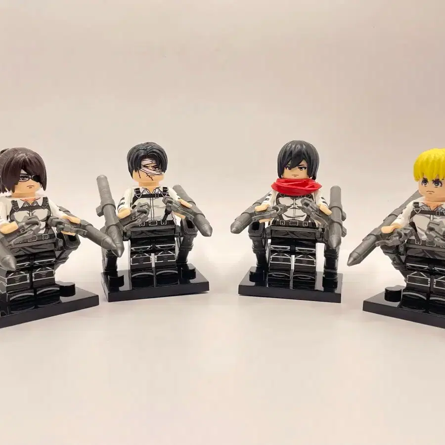 Lego (Compatible) Attack On Titan Figure 4-piece set #레고,#호환