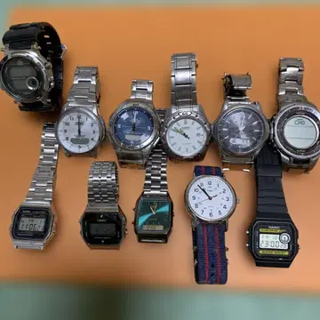 CASIO 외 쿼츠 손목시계 11권 세트
