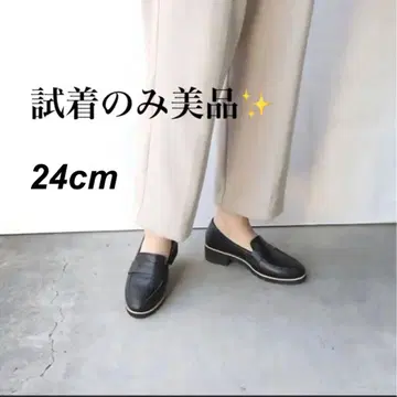 Recipe 초경량 코인 로퍼 매니쉬 신발 일본제 24cm