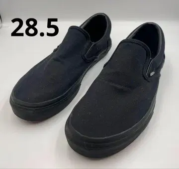반스 슬립온 US10.5 28.5cm 블랙 검정