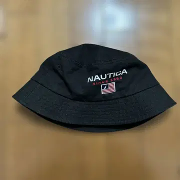 NAUTICA 블랙 버킷 햇