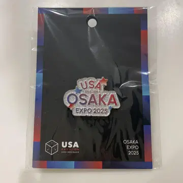 오사카 EXPO 2025 미국관 한정판 핀 배지