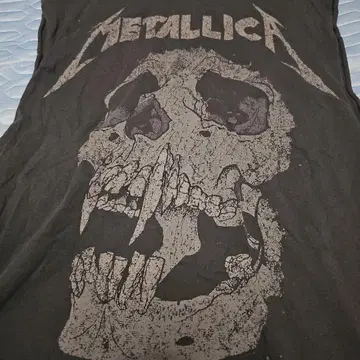 Metallica 스컬 프린트 탱크탑