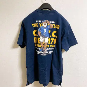 캡틴 산타 헨리넥 티셔츠 양면 프린트 CSYC CREW