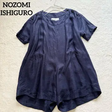 NOZOMI 노조미 이시구로 린넨 100% 오버 사이즈 올인원