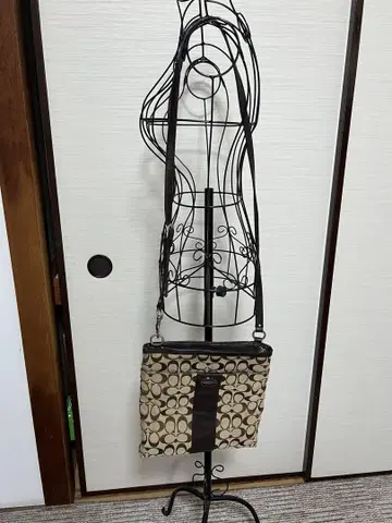 원형 무늬 숄더백