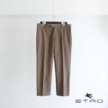 이탈리아제 ETRO 코튼 헤링본 팬츠