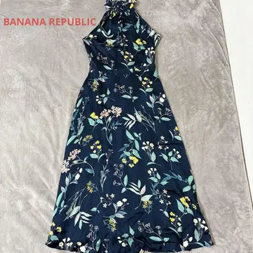 BANANA REPUBLIC 꽃무늬 슬리브리스 홀터넥 원피스 [4]