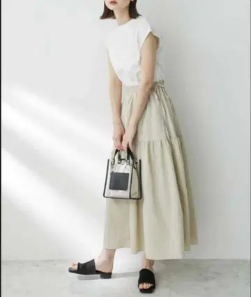 SENSE OF PLACE 도킹 티어드 원피스