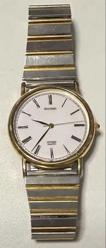 빈티지 CITIZEN EXCEED 쿼츠 남성용 손목시계