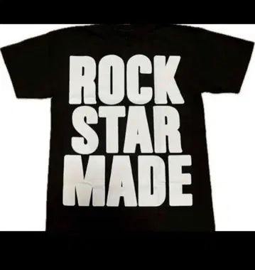 미개봉 새상품 opium ROCK STAR MADE 티셔츠 블랙