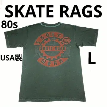 레어 80s USA제 SKATE RAGS 빈티지 티셔츠 90s