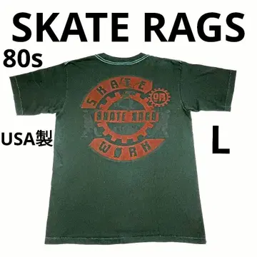 레어 80s USA제 SKATE RAGS 빈티지 티셔츠 90s