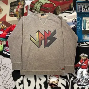 VANS M 00s y2k 빅 로고 백 프린트 맨투맨 트레이닝복