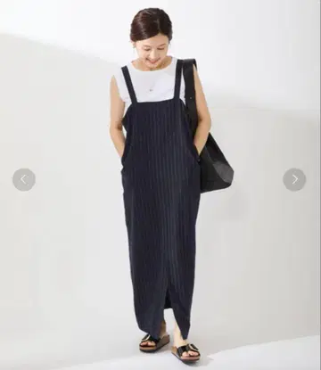 2024SS IENA 이에나 린넨 혼방 I 라인 점퍼 스커트