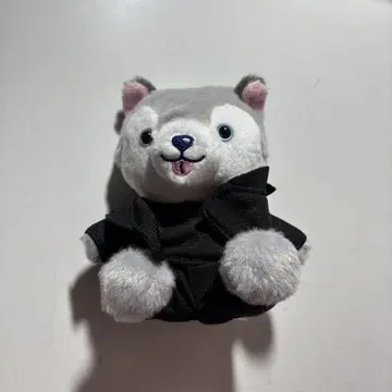 노킹 온 락 도어 노키 도어 앉은 봉제 인형 도리견