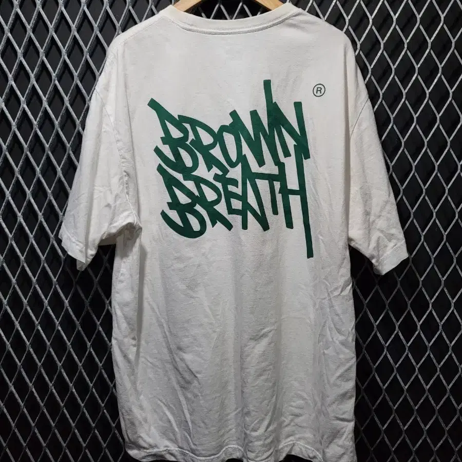 Tシャツ・カットソー BROWNBREATH PART OF TAG TEE GREEN BKMMST005GN BROWNBREATH | 브라운브레스 Brownbreath Short Sleeve L