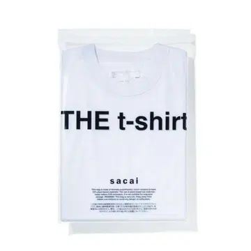 사이즈 3 SACAI THE T-SHIRT 팩 T white 1장