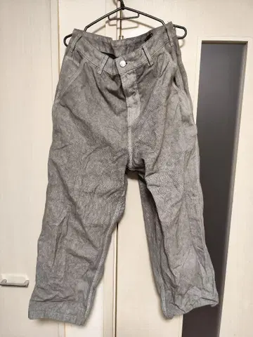 Dnwr 그레이 워크 팬츠 빈티지 이펙트 zara32in
