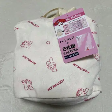 새상품 시마무라 해피 백 마이멜로디 페이스타월