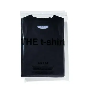 사이즈 3 SACAI THE T-SHIRT 팩 T black 1장