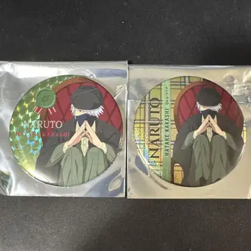 NARUTO 하타케 카카시 반짝반짝 캔뱃지 컬렉션 2개 세트