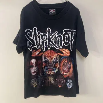 슬립낫 slipknot 티셔츠 메탈 블랙 L 사이즈