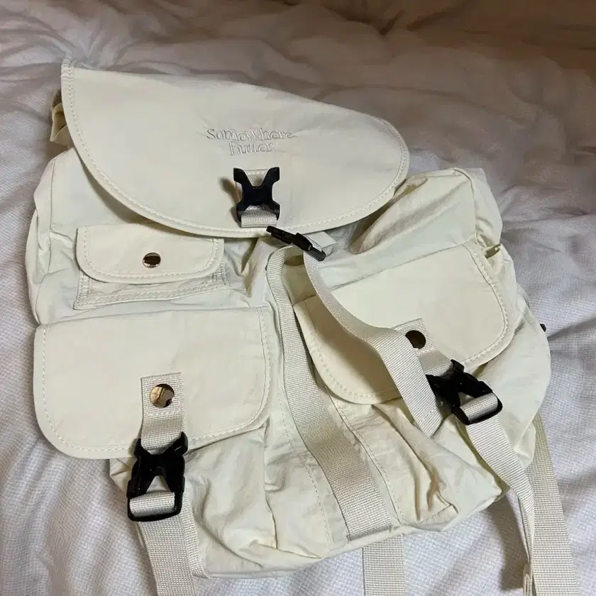 [SOMEWHERE BUTTER]★PP Backpack MUSINSA | SOMEWHEREBUTTER PP mini backpack - silver