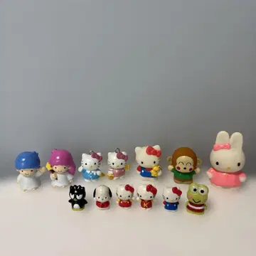 산리오 소프트 비닐 다양한 키티 키키라라 바츠마루 몬키치 케로피 13개