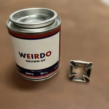 WEIRDO 아이언 크로스 반지