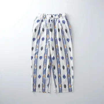 바디히야 인도 직물 편안한 와이드 팬츠