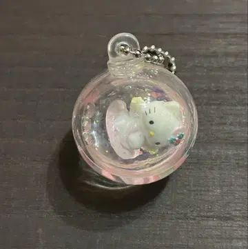 헬로키티 키링 워터 볼 체인