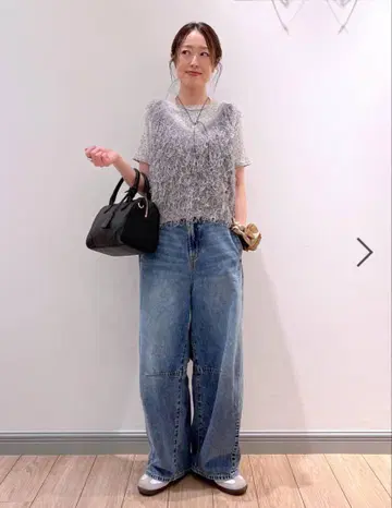 LOWRYSFARM 이지 배럴 데님 팬츠