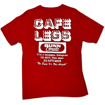 cafe legs 티셔츠 론 헤르만 카페 노무라 쿤이치