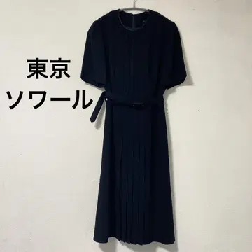 TOKYO SOIR 상복 예복 블랙 포멀 원피스 9호 M