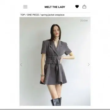 MELT THE LADY 봄 자켓 원피스