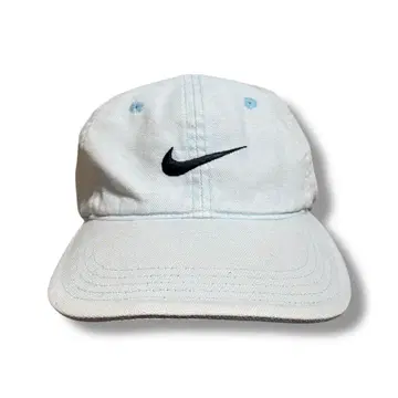 90s NIKE cap 나이키 모자 캡 스우시 스카이블루