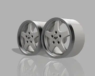 1/24 프라모델 휠 RUF 964 타입