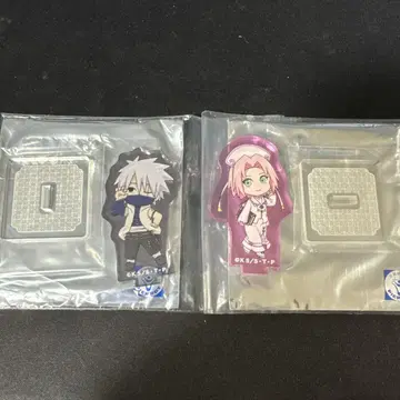 NARUTO 돌풍전 하타케 카카시 미니 아크릴 스탠드 2개 세트