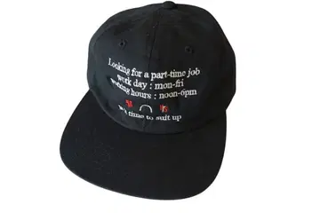 미사용 새상품 택 포함 VOIRY part time CAP 블랙 보일리