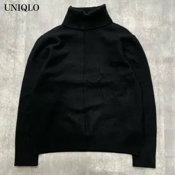 유니클로 [M] 니트웨어 스웨터 터틀넥 최고급 소재 캐시미어 100%