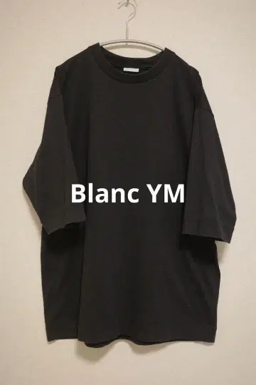 Blanc YM 블랑 와이엠 블랙 반팔 티셔츠