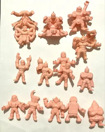 근육맨 근육 지우개 가챠 기술 지우개