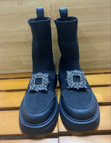 버클 비쥬 니트 부츠 오리엔탈 트래픽 23.5cm